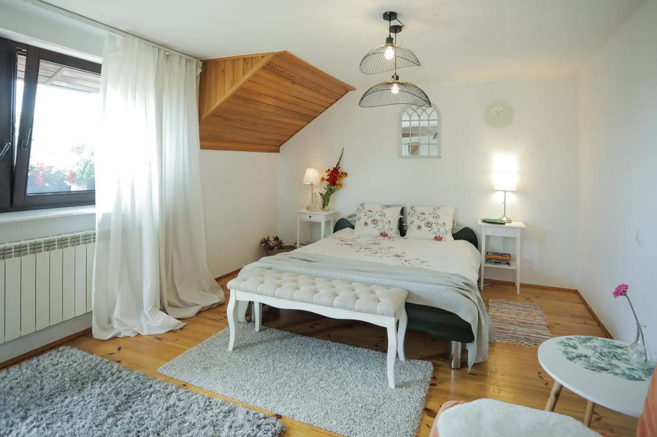 Apartament z kominkiem i dużym ogrodem Janowiec Zewnętrze zdjęcie